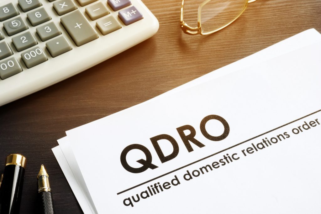 Documents about qualified domestic relations order.